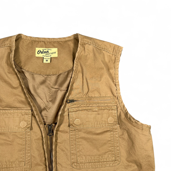Orton Brothers Vest Adult MEDIUM Brown Safari Hunting Tactical Western Outdoor - Picture 2 of 8